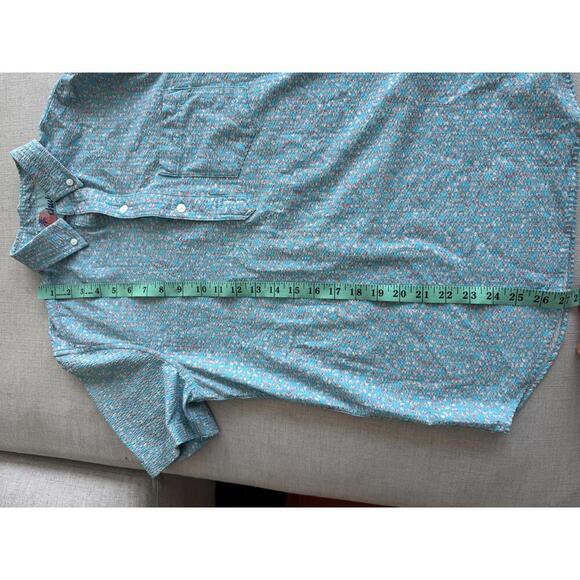 Chubbies Tiny Oysters Blue and Pink Performance Polo Size Small - Picture 5 of 6